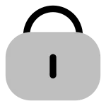 Lock Line SVG Icon